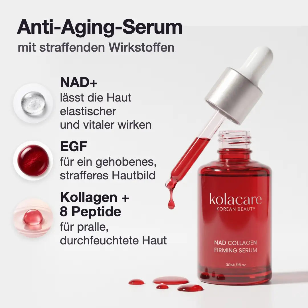 Wirkstoffe NAD+, EGF, Kollagen + 8 Peptide