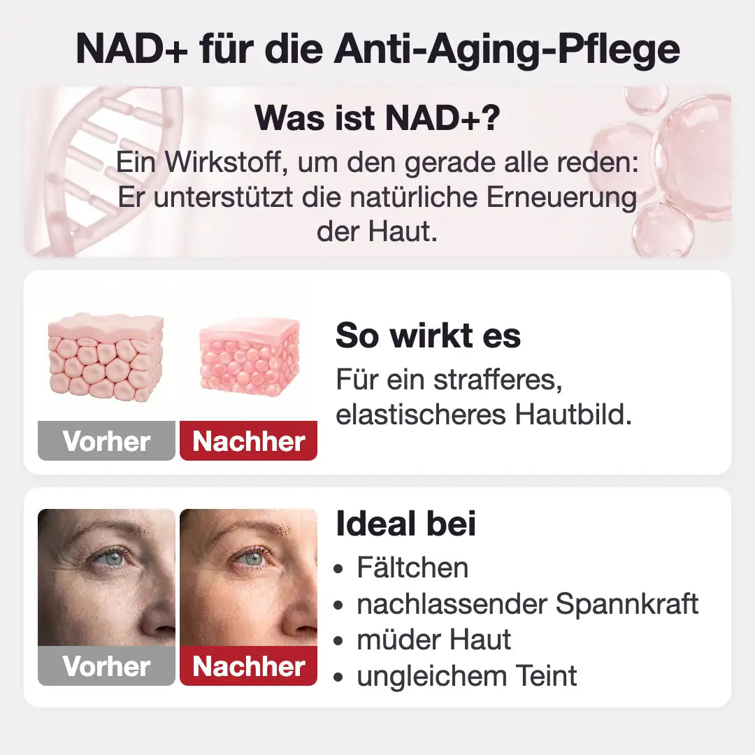 NAD+ für die Anti-Aging-Pflege
